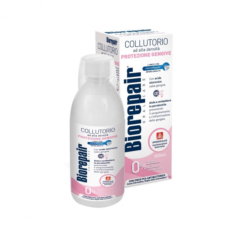 BIOREPAIR ORAL CARE COLLUTORIO ALTA INTENSITA' CON ANTIBATTERICO PROTEZIONE GENGIVE 500 ML - Doctor Vinz