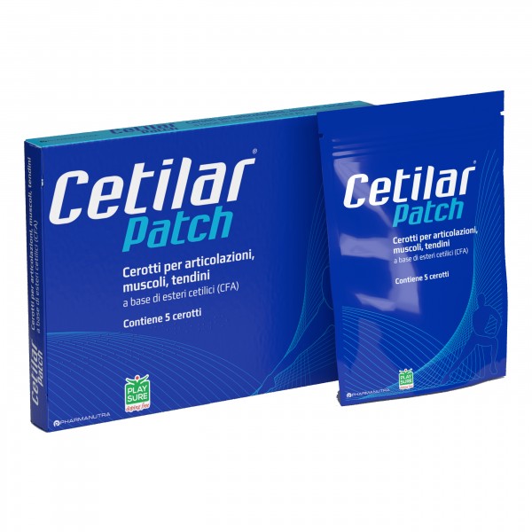 CETILAR PATCH - CEROTTO PER ARTICOLAZIONI MUSCOLI E TENDINI - 5 PEZZI - Doctor Vinz