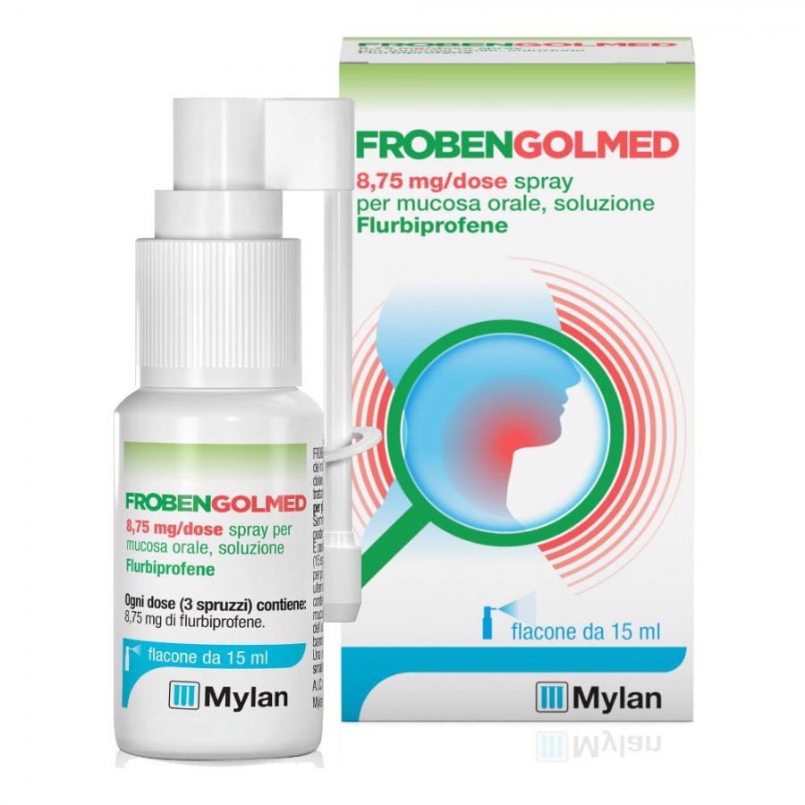 FROBEN GOLMED - SPRAY PER LA MUCOSA ORALE - FLACONE DA 15ML - Doctor Vinz