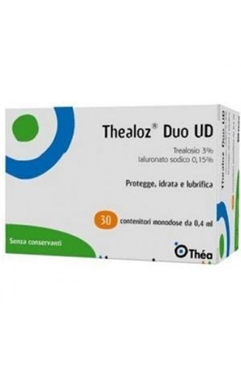 GOCCE OCULARI THEALOZ DUO UD 30 CONTENITORI MONODOSE 0,4 ML - Doctor Vinz