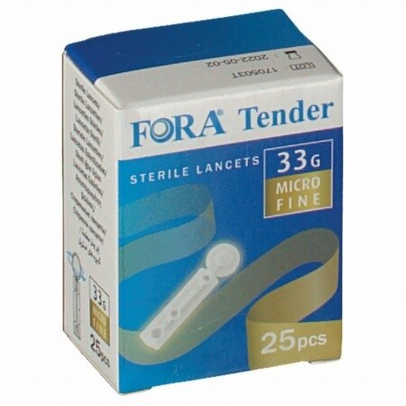 LANCETTE PUNGIDITO FORA TENDER 33 GAUGE 25 PEZZI - Doctor Vinz