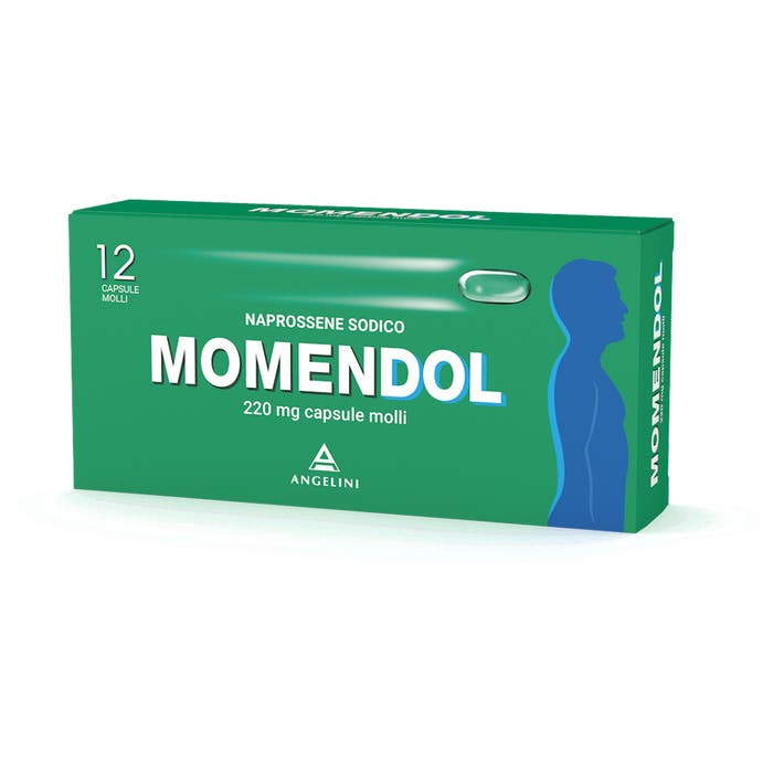 MOMENDOL - 12 CAPSULE MOLLI 220MG - Doctor Vinz