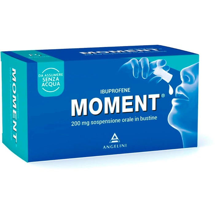 MOMENT - SOSPENSIONE ORALE - 8 BUSTINE 200MG - Doctor Vinz