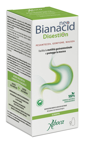 NEOBIANACID SCIROPPO - PER FAVORIRE LA DIGESTIONE - FLACONE DA 180G - Doctor Vinz