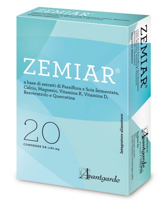 ZEMIAR - INTEGRATORE ALIMENTARE - 20 COMPRESSE 1160 MG - Doctor Vinz