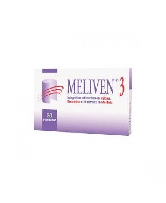 MELIVEN 3 - INTEGRATORE ALIMENTARE - 30 COMPRESSE - Doctor Vinz