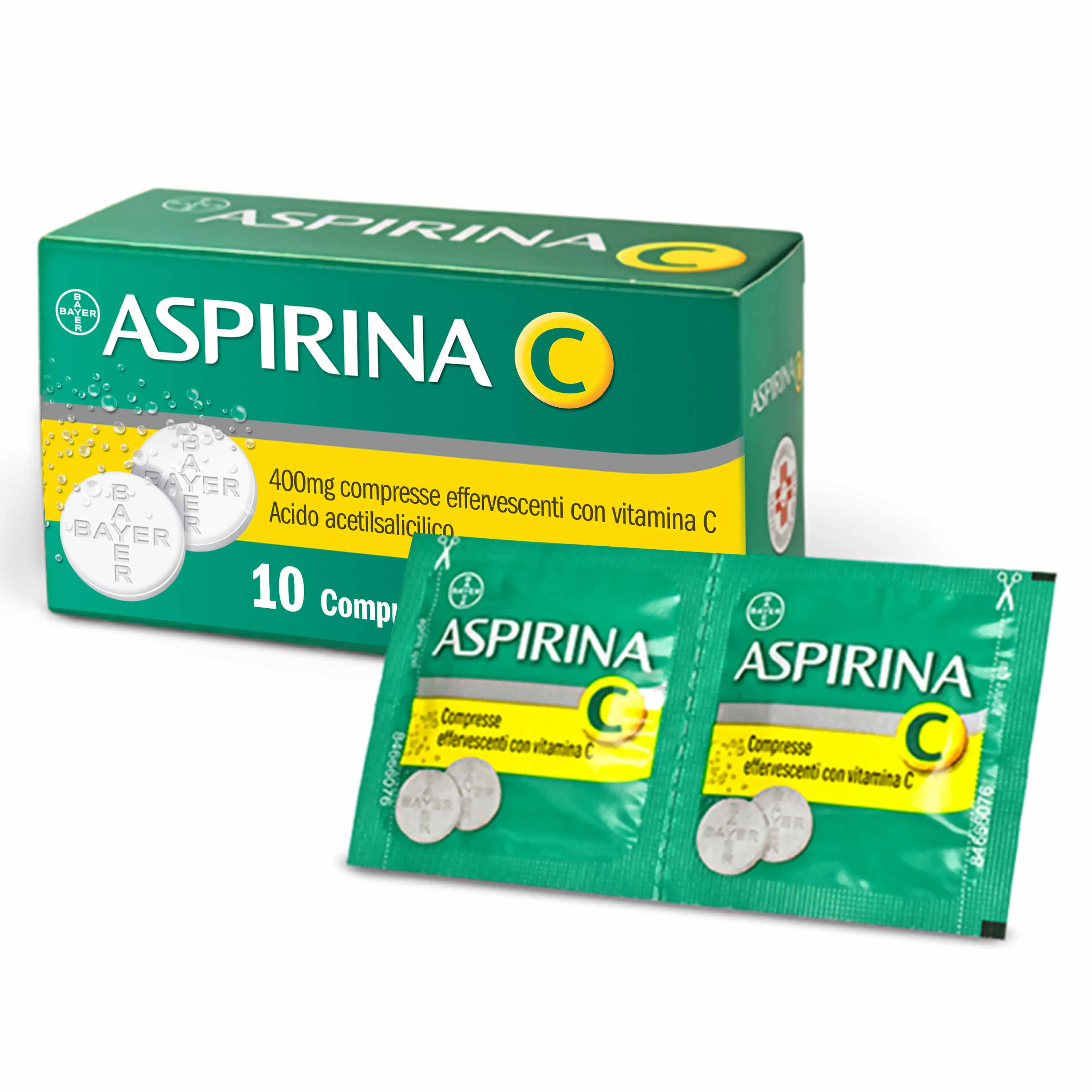 ASPIRINA C*10CPR EFF 400+240MG - Doctor Vinz