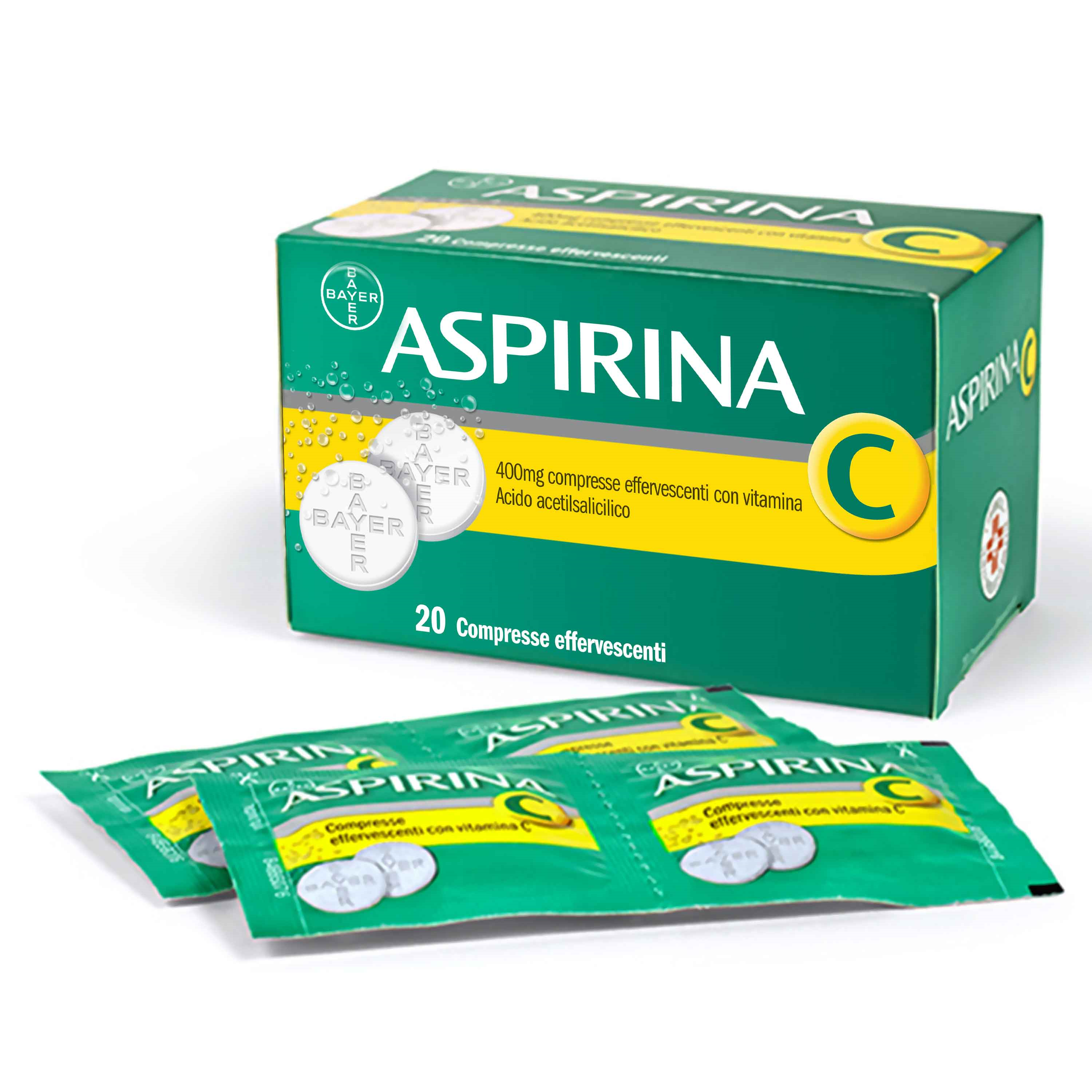 ASPIRINA C*20CPR EFF 400+240MG - Doctor Vinz