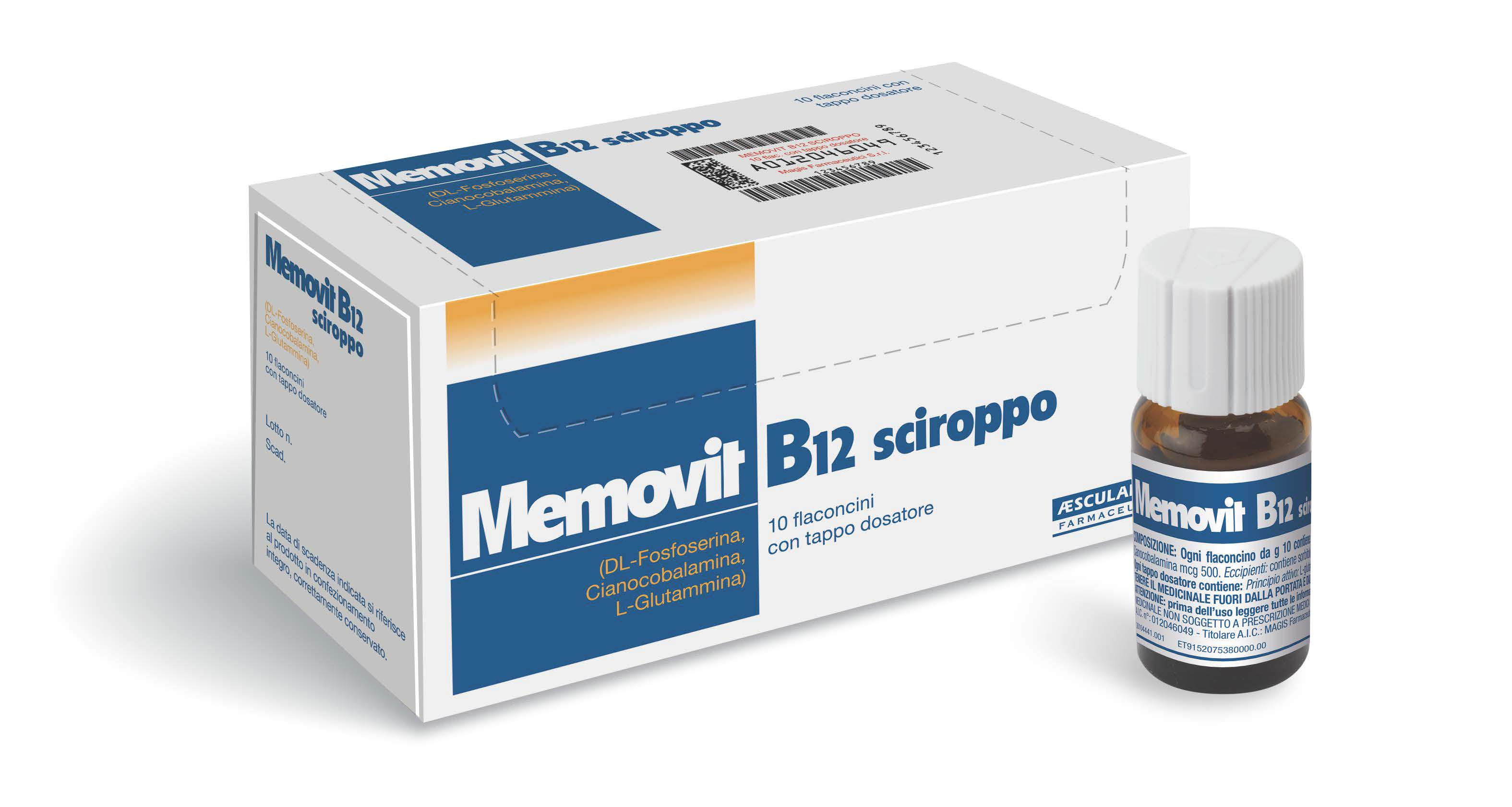 MEMOVIT B12*OS SCIR 10FL - Doctor Vinz