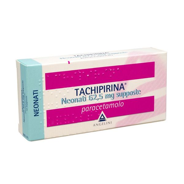 TACHIPIRINA*NEO 10SUPP 62,5MG - Doctor Vinz