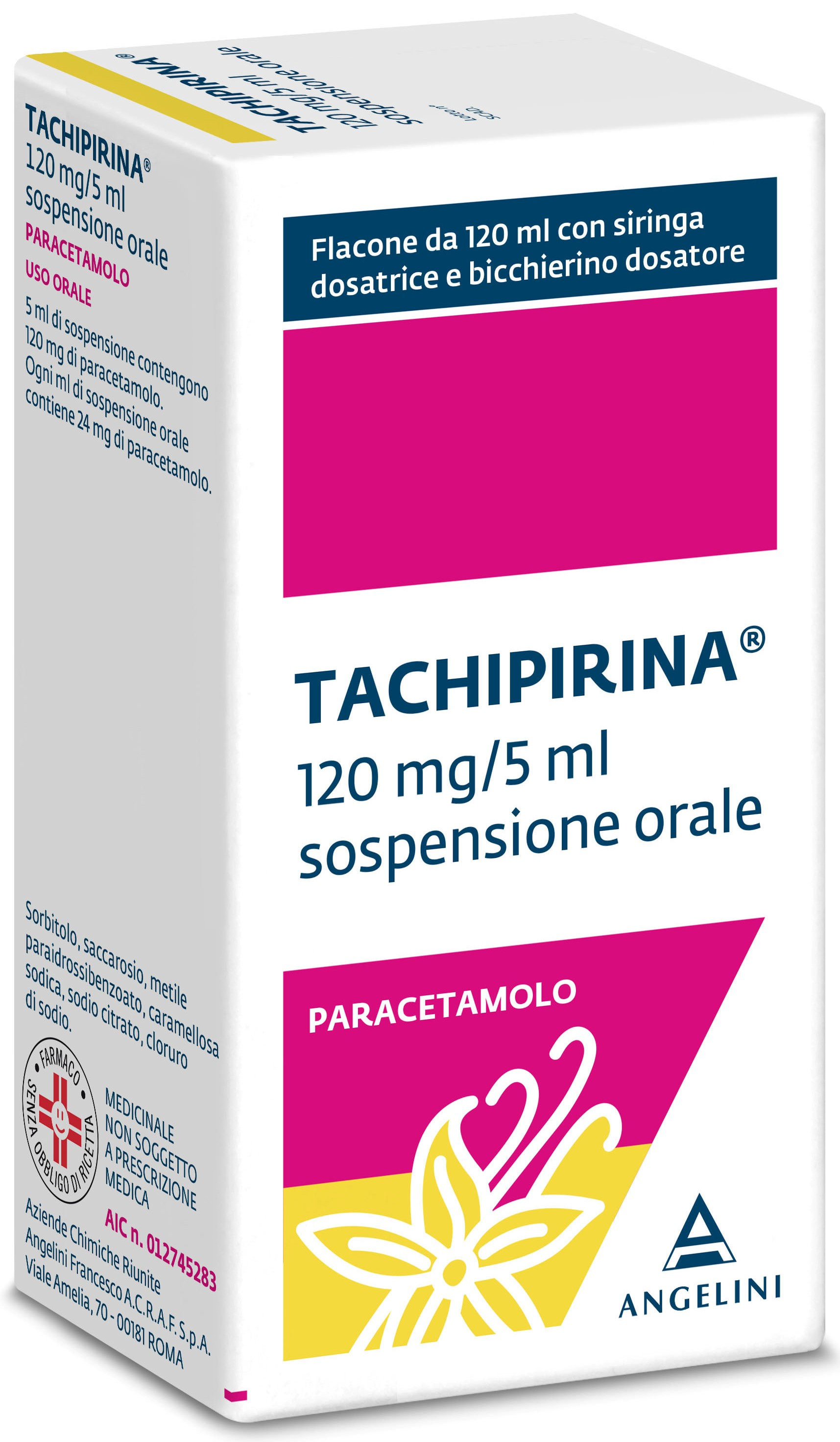 TACHIPIRINA*SCIR 120ML 120MG/5 - Doctor Vinz