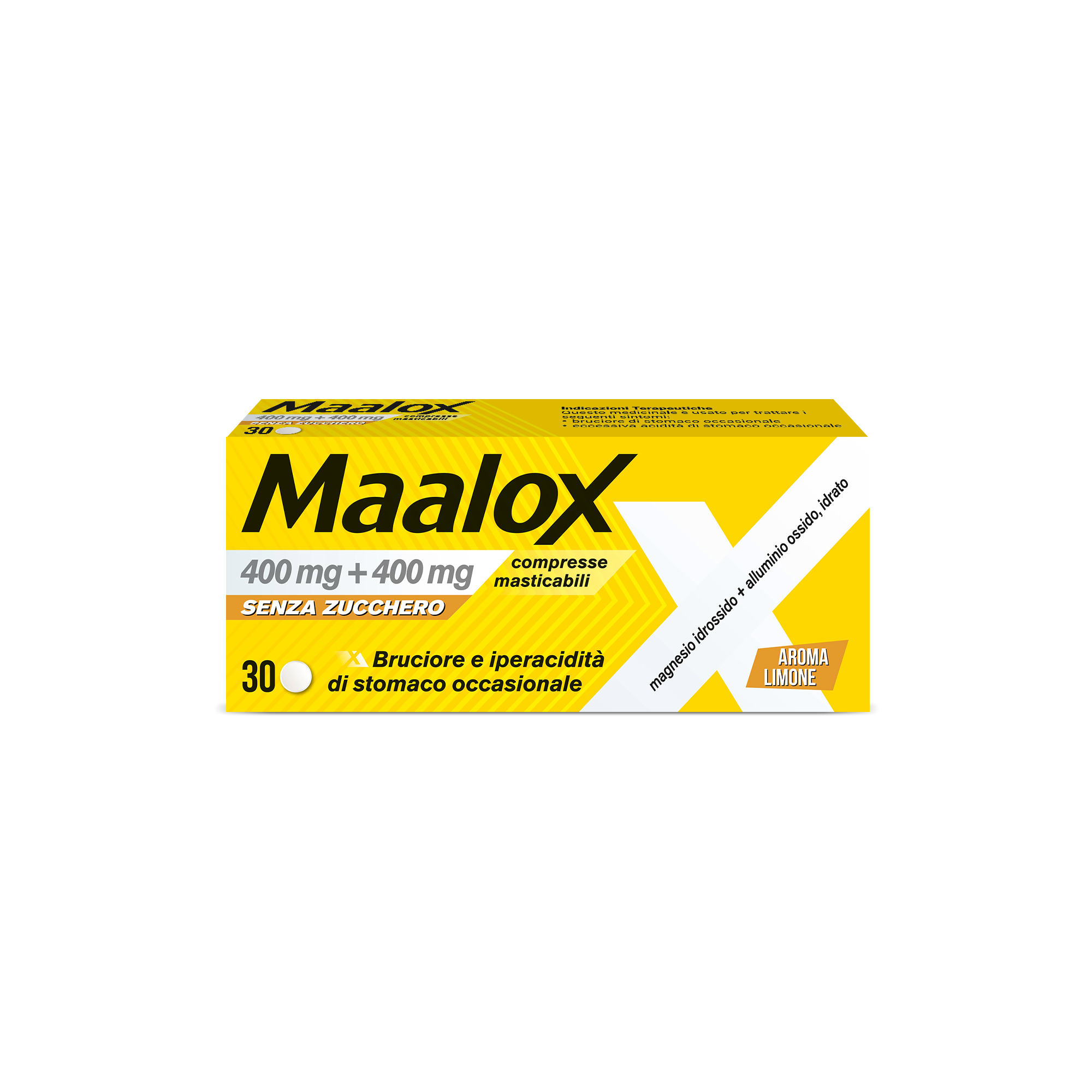 MAALOX*S/Z 30CPR LIMO400+400MG - Doctor Vinz