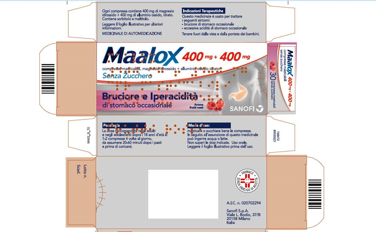 MAALOX*S/Z 30CPR MAST400+400MG - Doctor Vinz