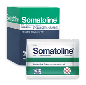 SOMATOLINE EMULSIONE CUTANEA - 15 BUSTINE 0,1+0,3% - CONTRO LA CELLULITE - Doctor Vinz