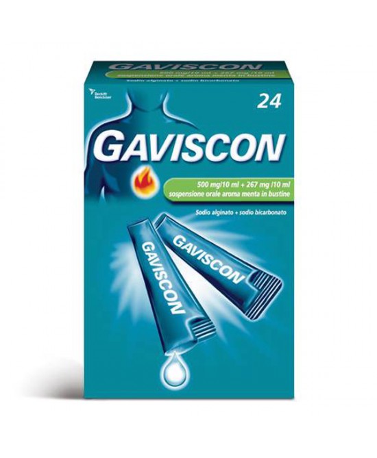 GAVISCON*24BUST 500+267MG/10ML - Doctor Vinz
