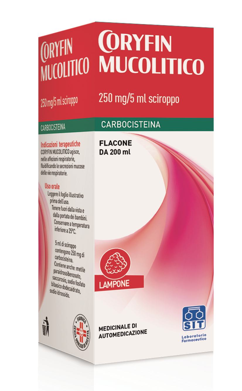 CORYFIN MUCOLITICO*SCIR 200ML - Doctor Vinz