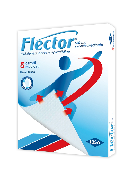 FLECTOR - 5 CEROTTI MEDICATI 180MG - Doctor Vinz