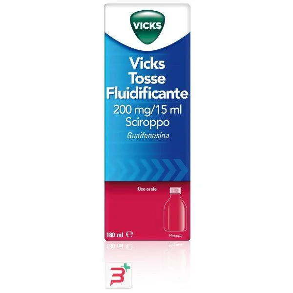 VICKS TOSSE FLUIDIF*FL 180ML - Doctor Vinz