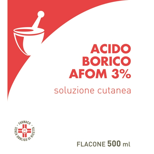 ACIDO BORICO AFOM*3% 500ML - Doctor Vinz