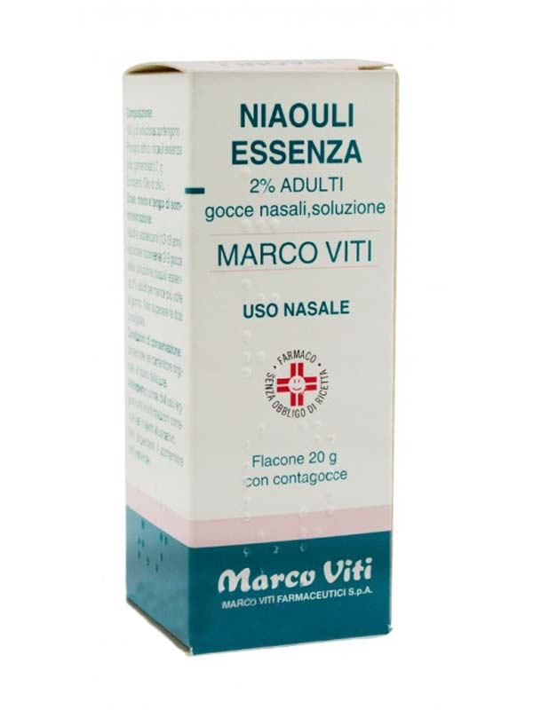 NIAOULI ESSENZA MV*2% GTT 20G - Doctor Vinz