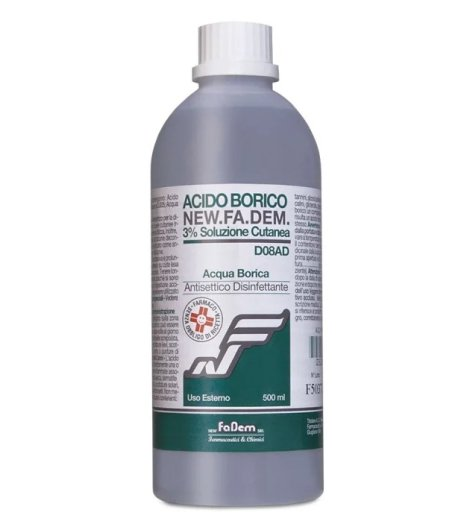 ACIDO BORICO NEW F*3% FL 500ML - Doctor Vinz