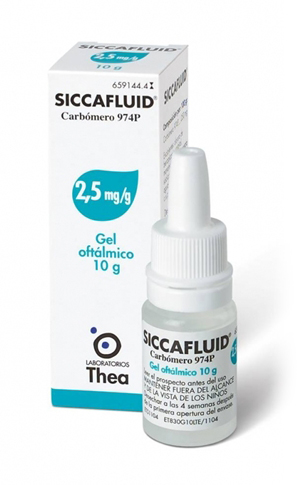 SICCAFLUID*GEL OFT 10G 2,5MG/G - Doctor Vinz