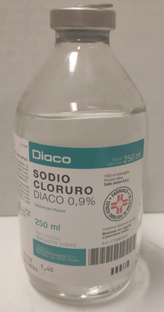 SODIO CLORURO DIACO*0,9% 250ML - Doctor Vinz