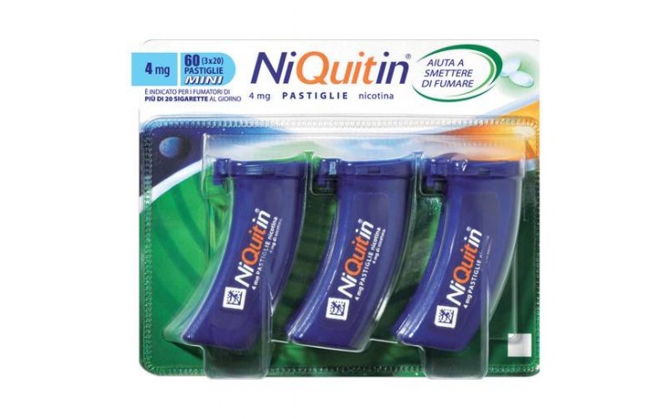 NIQUITIN MINI*60PASTL 4MG PP - Doctor Vinz