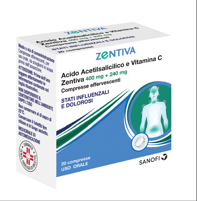 ACIDO ACETILS VIT C ZEN*20CPR - Doctor Vinz