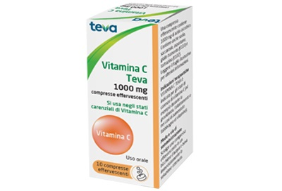 VITAMINA C TEVA*10CPR EFF 1G - Doctor Vinz