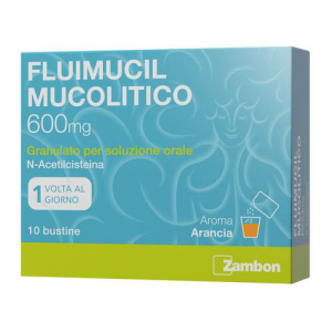 FLUIMUCIL MUCOLITICO - 10 BUSTINE 600MG - Doctor Vinz
