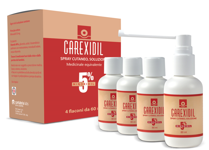 CAREXIDIL*4FL SOLUZ CUT 60ML5% - Doctor Vinz