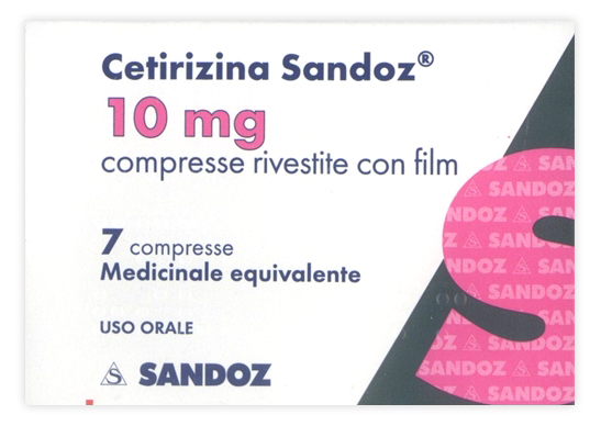 CETIRIZINA SAND*7CPR RIV 10MG - Doctor Vinz