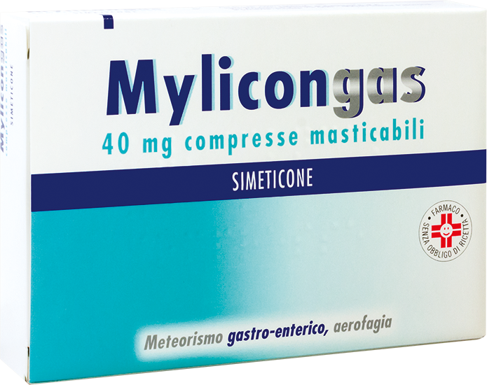 MYLICONGAS - 50 COMPRESSE MASTICABILI 40MG - Doctor Vinz