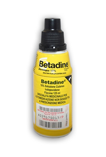 BETADINE*SOLUZ CUT 125ML 10% - Doctor Vinz