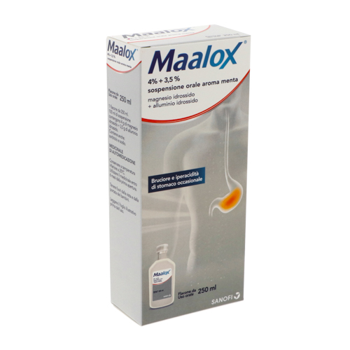 MAALOX*OS SOSP 250ML 4%+3,5% - Doctor Vinz