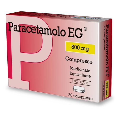 PARACETAMOLO EG*20CPR 500MG - Doctor Vinz