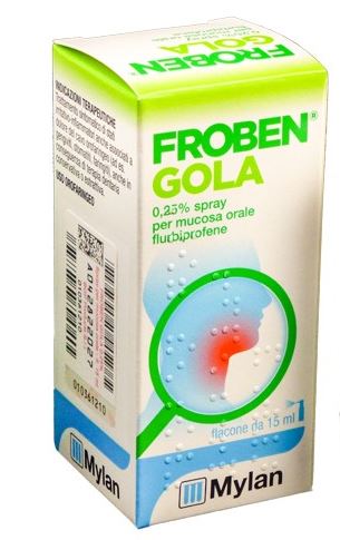 FROBEN GOLA - SPRAY PER LA MUCOSA ORALE - FLACONE DA 15ML - Doctor Vinz