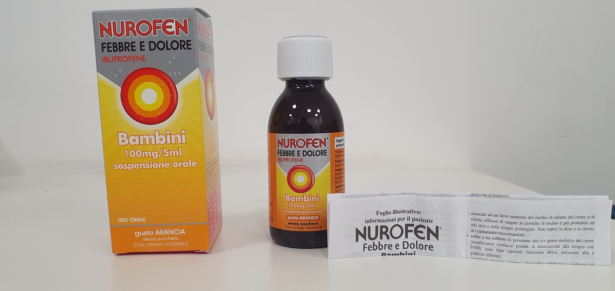 NUROFEN FEBBRE D*BB100MG/5ML A - Doctor Vinz