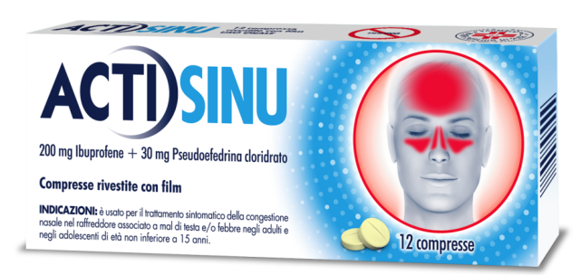 ACTISINU*12CPR 200MG+30MG - Doctor Vinz