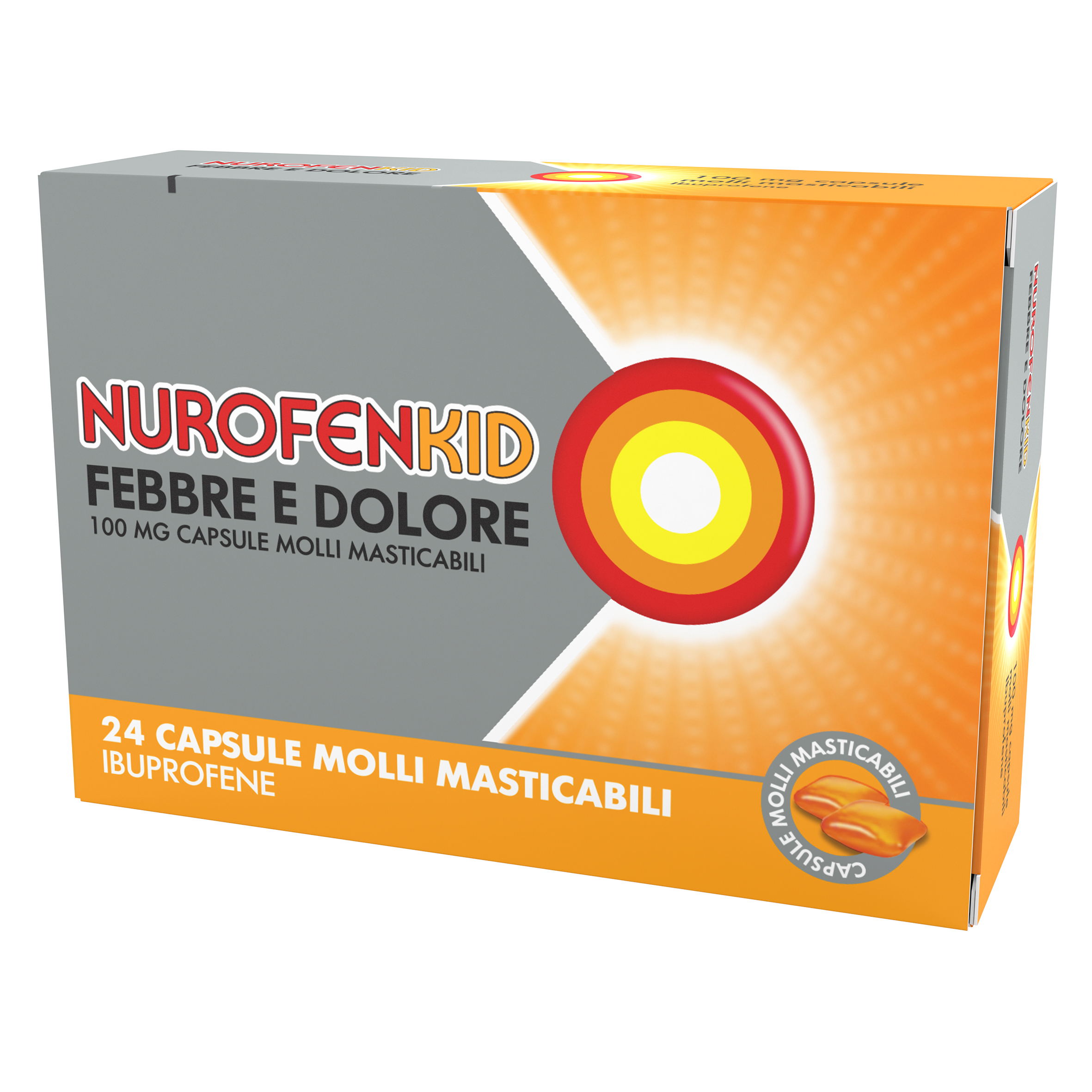 NUROFENKID FEBBRE D*24CPS100MG - Doctor Vinz
