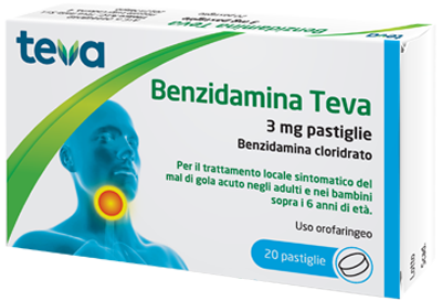 BENZIDAMINA TEVA*20PASTL 3MG - Doctor Vinz