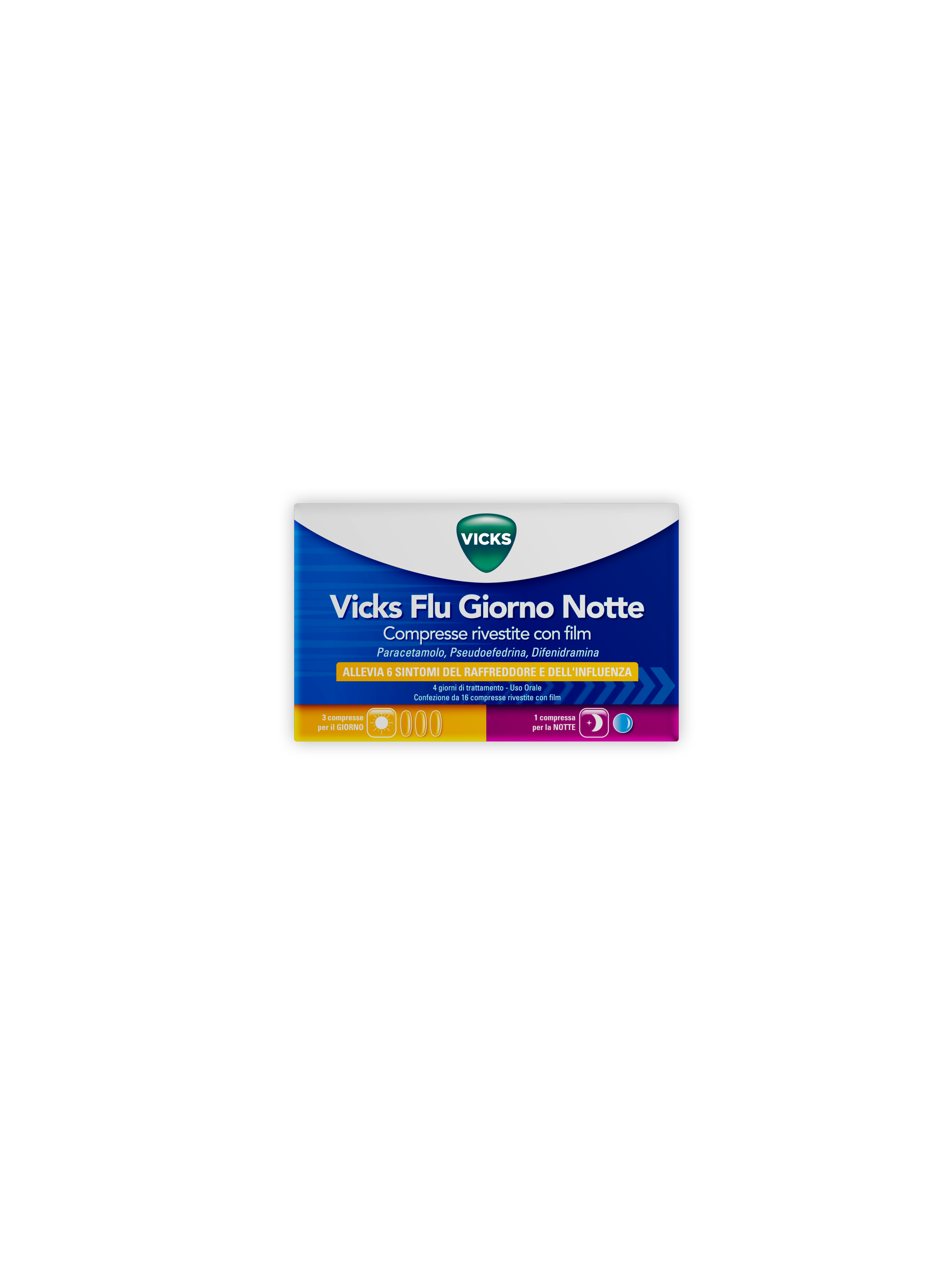 VICKS FLU GIORNO NOTTE*12+4CPR - Doctor Vinz