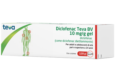 DICLOFENAC TEVA*GEL120G 10MG/G - Doctor Vinz