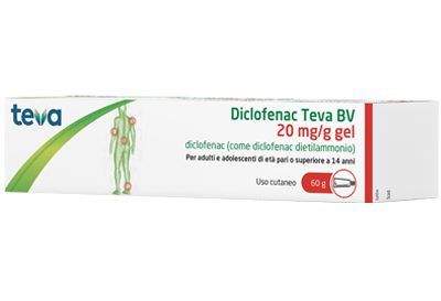 DICLOFENAC TEVA*GEL 60G 20MG/G - Doctor Vinz