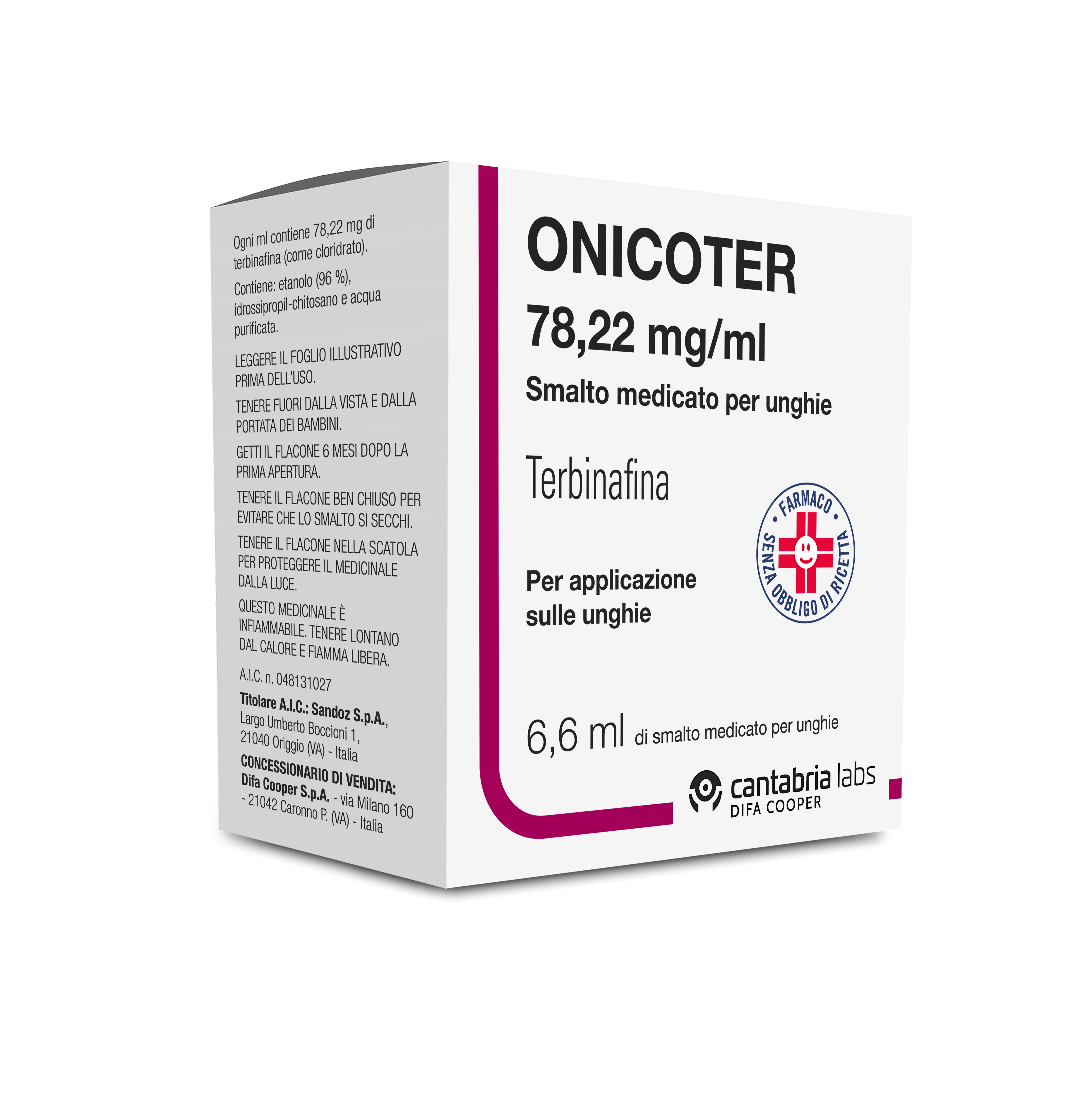 ONICOTER*SMALTO MED 1FL 6,6ML - Doctor Vinz