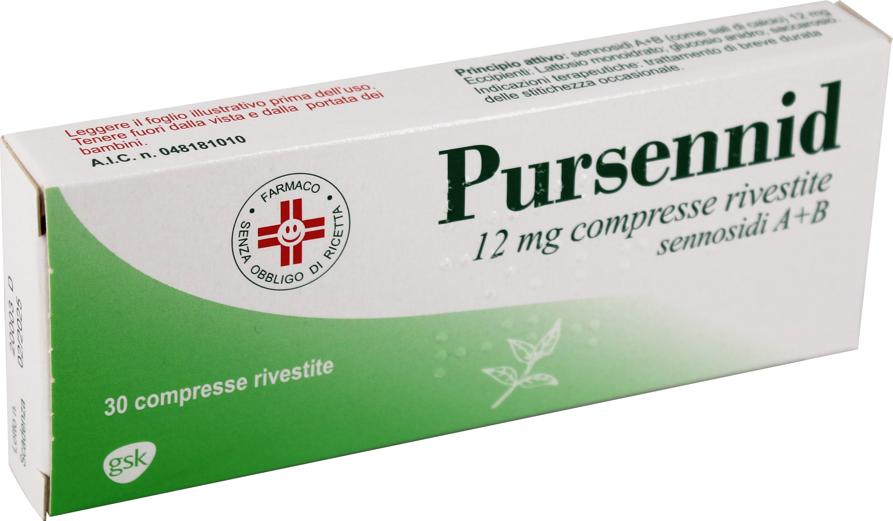 PURSENNID*30CPR RIV 12MG - Doctor Vinz