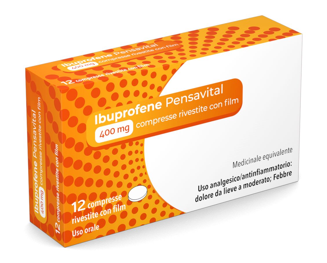 IBUPROFENE PENSA*12CPR 400MG - Doctor Vinz