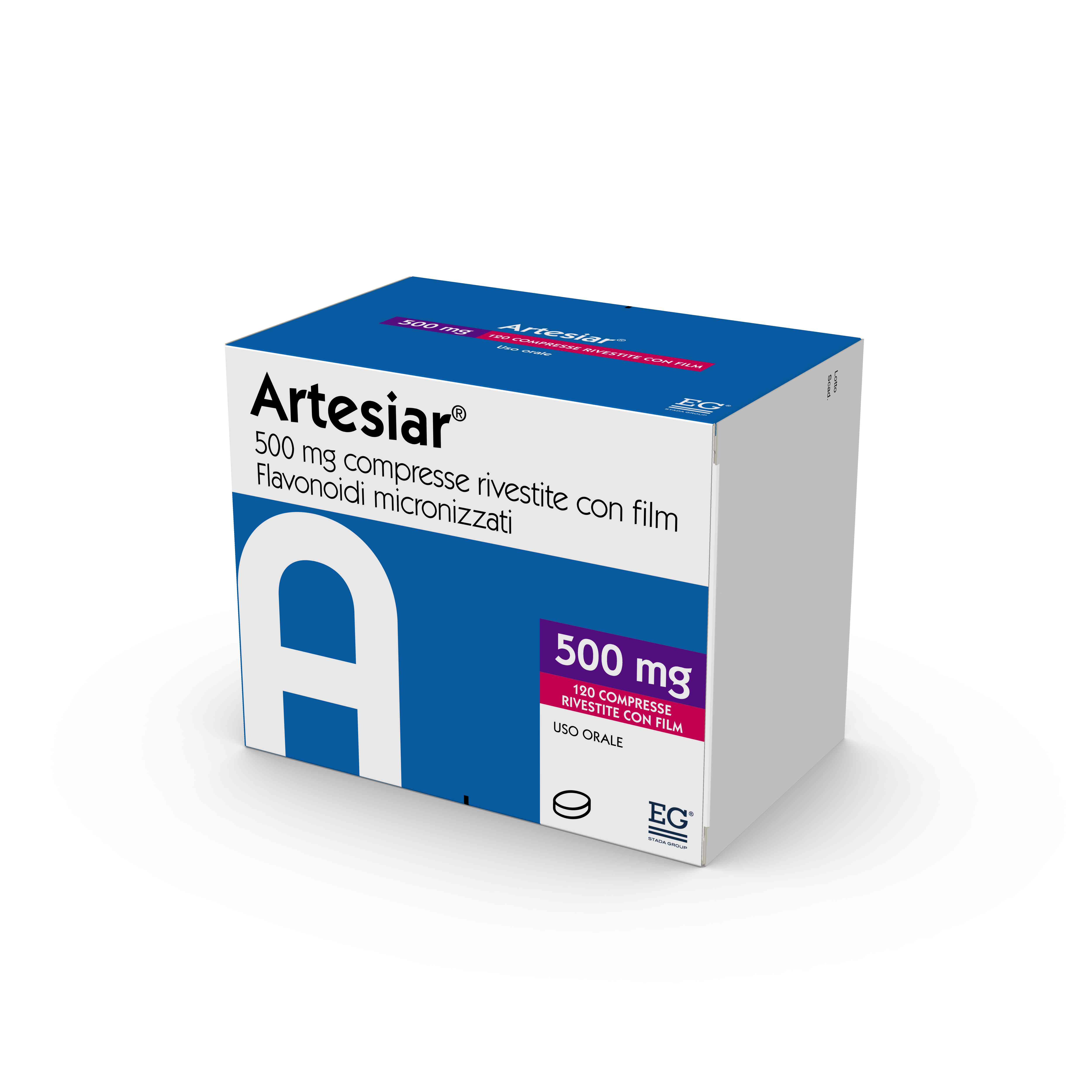 ARTESIAR*120CPR RIV 500MG - Doctor Vinz