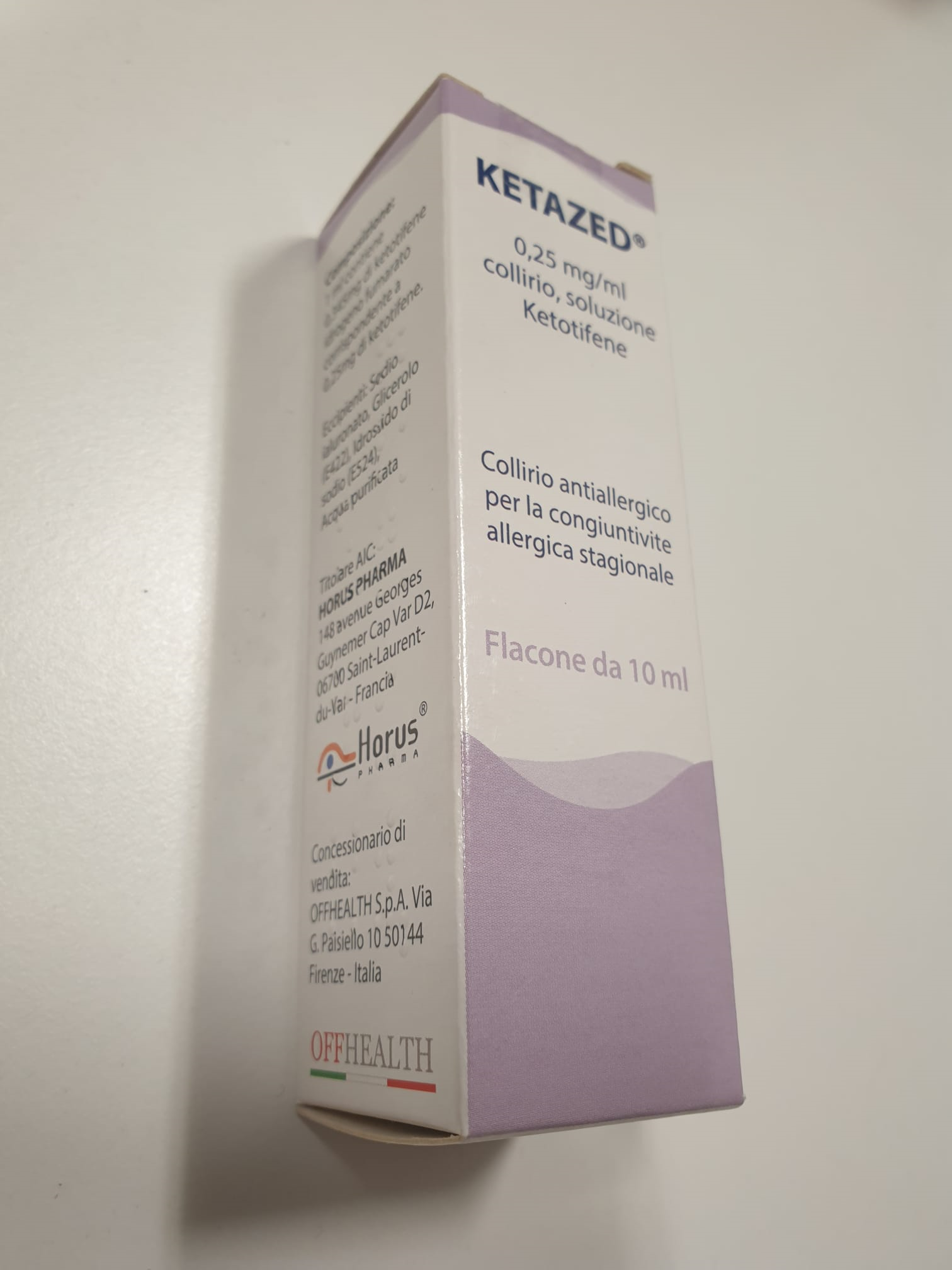 KETAZED*COLL FL 10ML 0,25MG/ML - Doctor Vinz